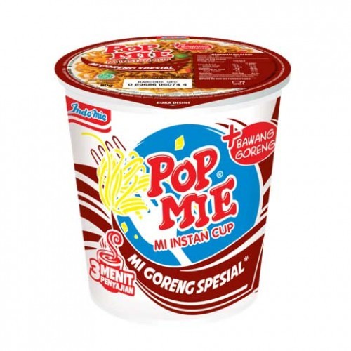 POP MIE INSTANT 75GR KUAH GORENG PEDAS 1 DUS