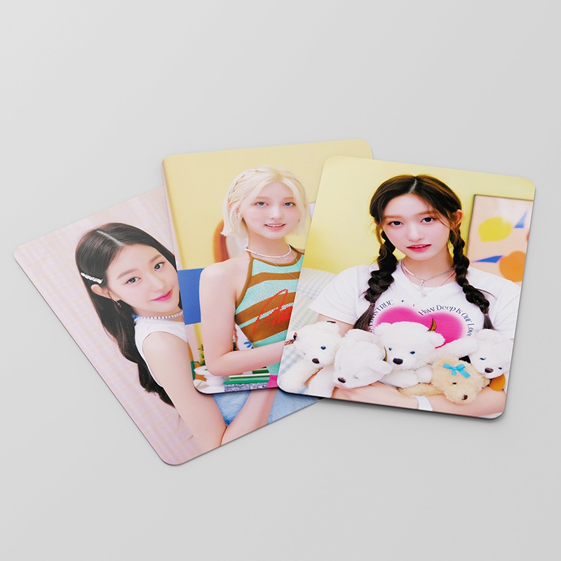 55pcs /box IVE Photocards LOVELY VACATION LOMO Card Postcard Kartu Koleksi In Stock New Arrival LY