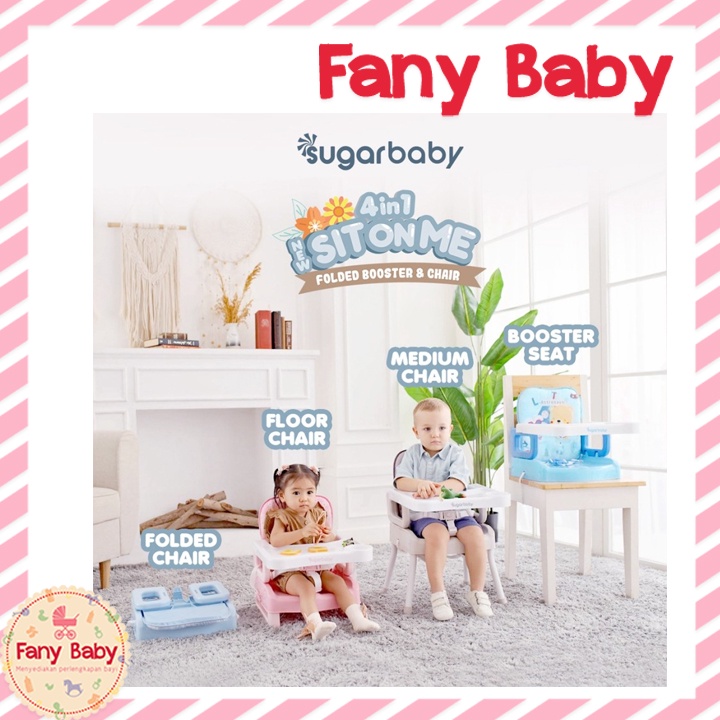 SUGAR BABY 4IN1 SITONME FOLDED BOOSTER &amp; CHAIR