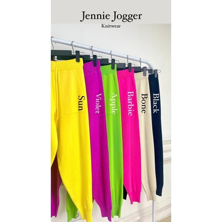 CELANA PANJANG WANITA JENNIE JOGGER KNIT IMPORT-SYSCLOTHIER