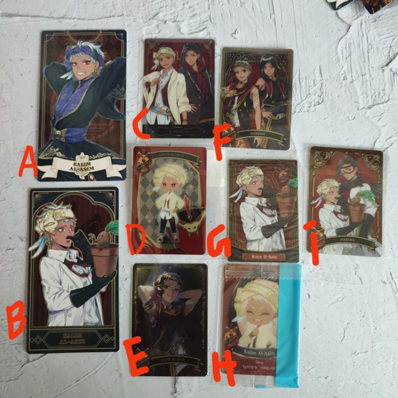 official Disney twisted wonderland arcana card scarabia kalim al kasim