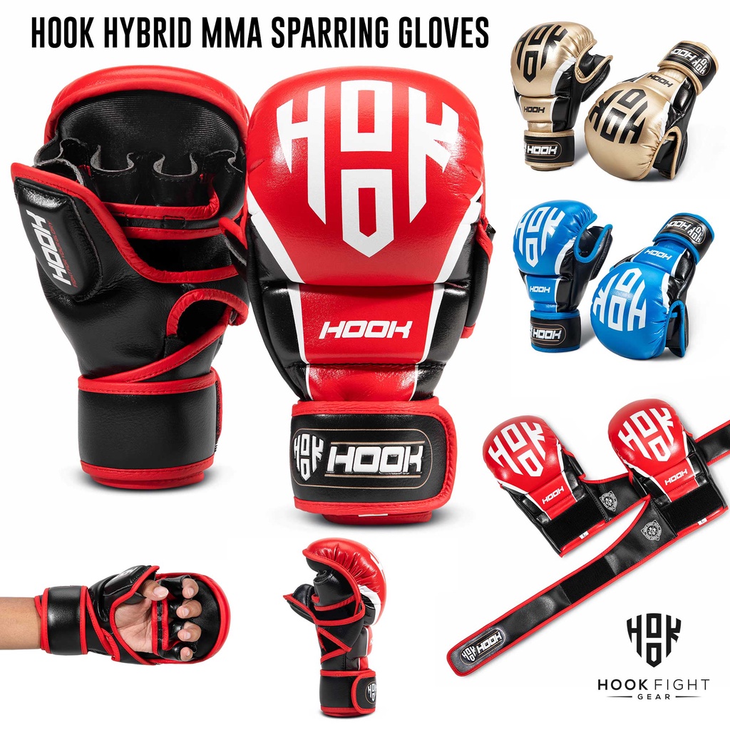 GLOVE MMA HOOK FIGHT GEAR, SARUNG MMA, SARUNG TINJU MMA, MMA GLOVES, SARUNG TANGAN MMA, GLOVES MMA, 