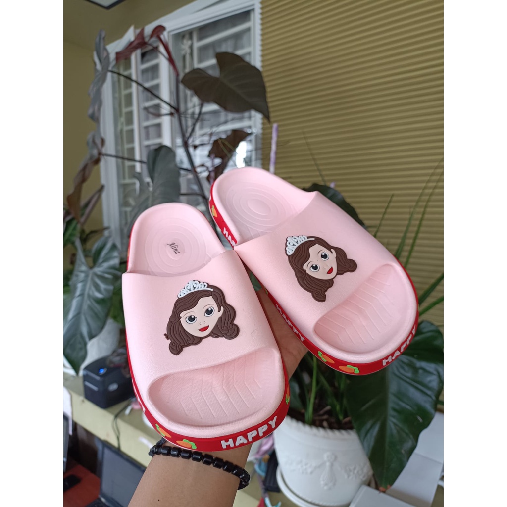 Sandal Selop Anak Motif Sopia / BT21 2222-1 / 2208-A3 / (24-35) Sandal import anak termurah