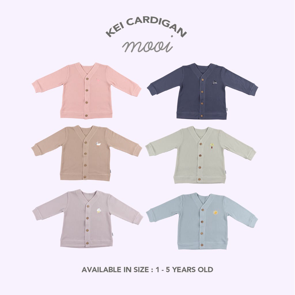 Mooi Cardigan Anak Kei Cardigan / Cardigan Anak 1-5 Tahun