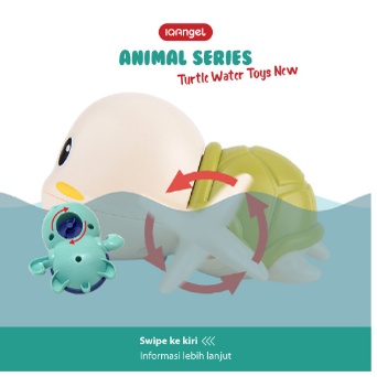 BABIESFIRST IQYB1781D ANGEL TURTLE WATER TOYS Mainan Putar Bayi