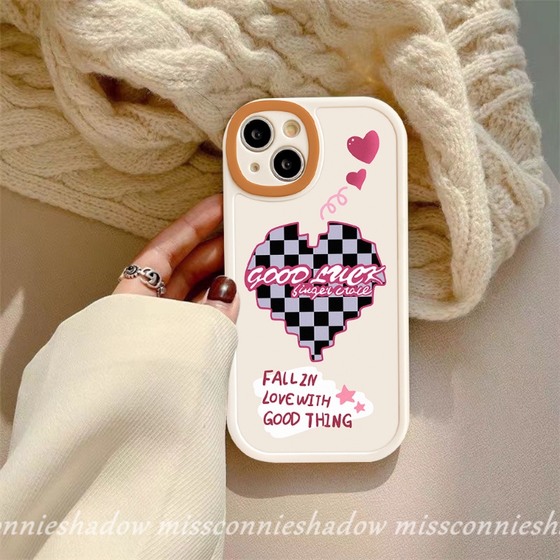 Case Samsung A04 A12 A13 A14 A03s A04s A32 A03 A73 A50s A53 A30s A23 A50 A21s A11 A52s A22 A33 A20s A72 A52 A02s A31 M23 A10s A71 A51 Couple Smile Love Hati Chessboard Soft Case