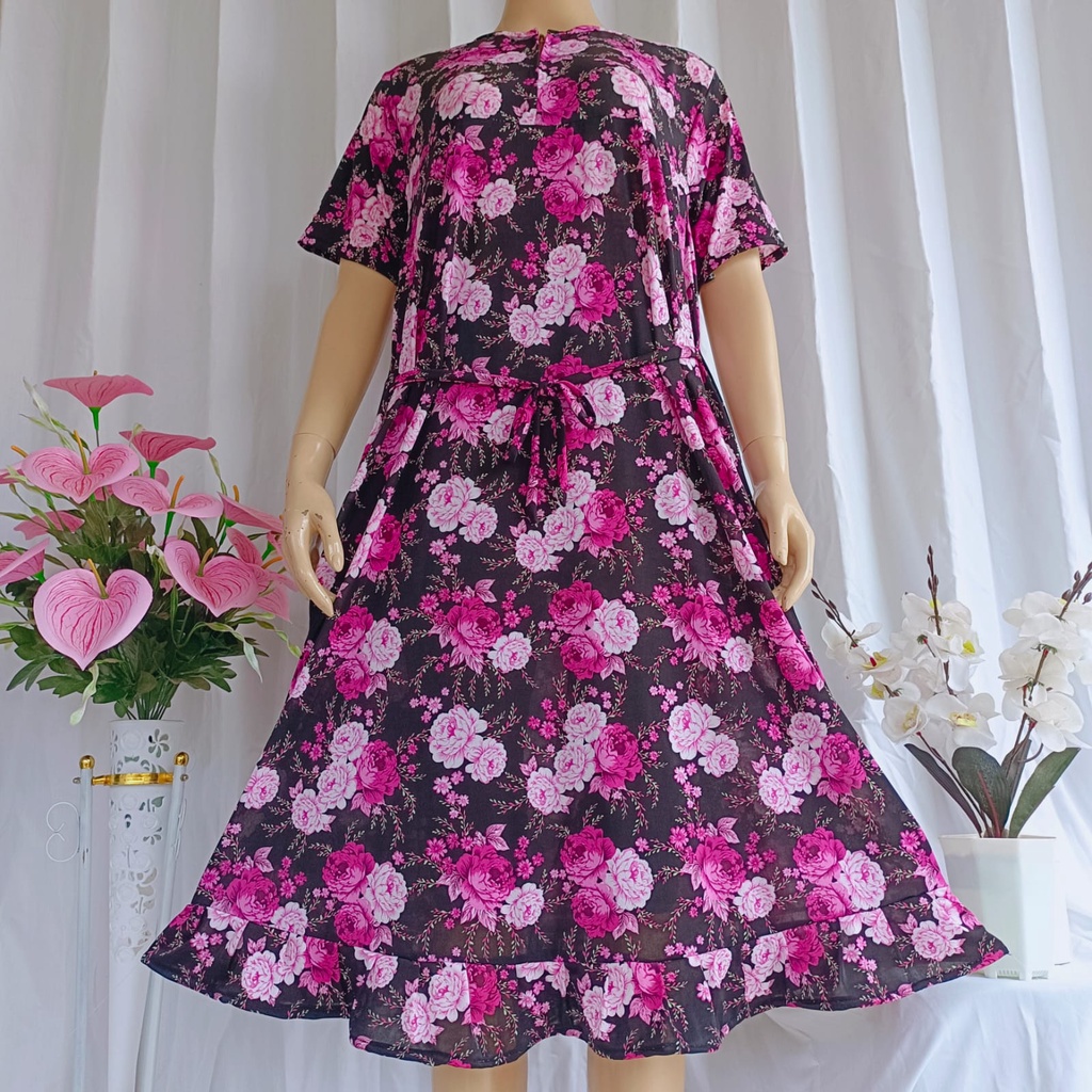 DASTER JERSEY JUMBO SUPER LEMBUT & ADEM PREMIUM MOTIF BUNGA MAWAR CALEM TERBARU/DASTER JERSEY SUPER 