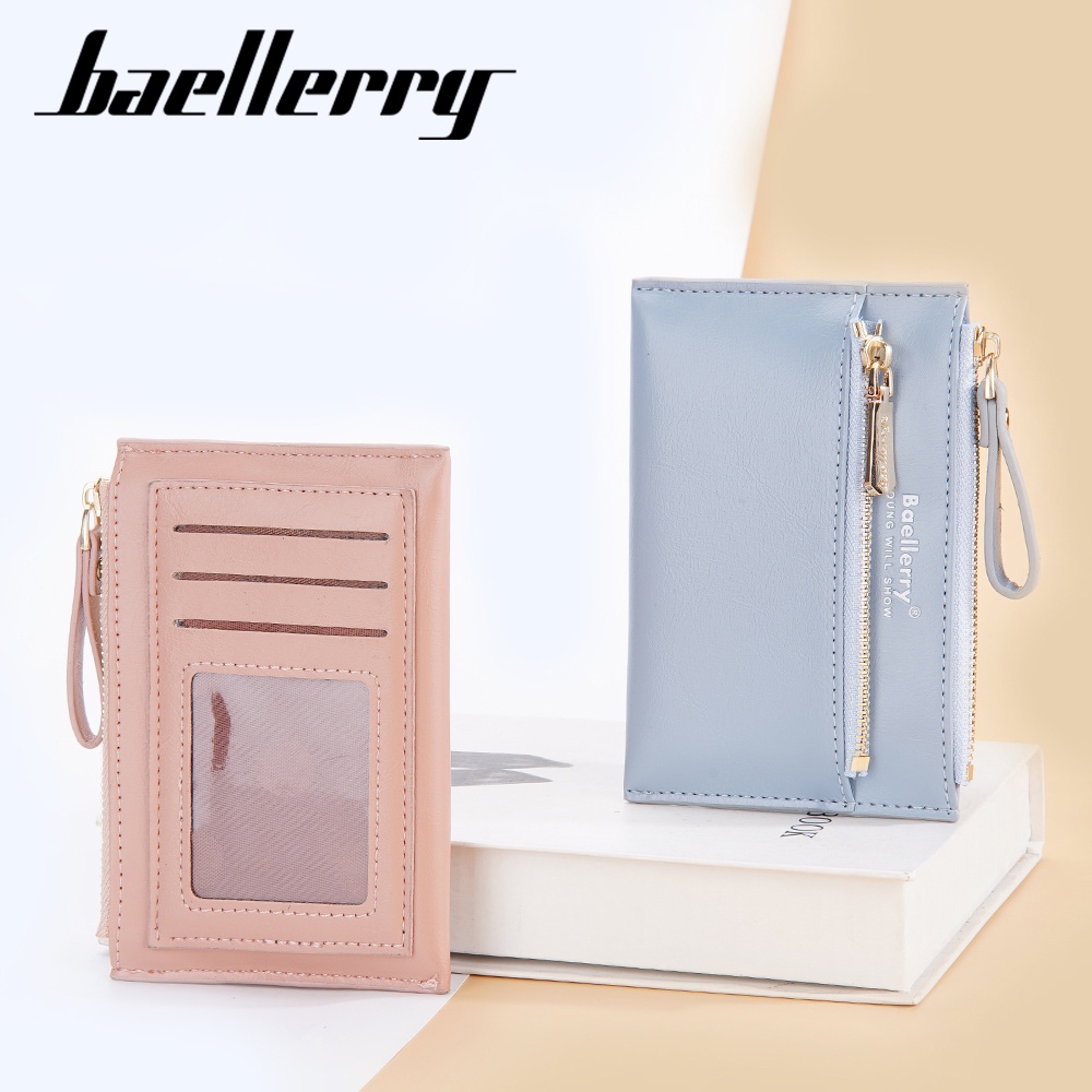 BAELLERRY N3237 Dompet Kartu Wanita Bahan Kulit PU Leather Premium WATCHKITE WKOS