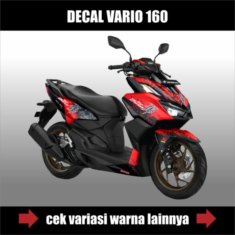 Decal Vario 160 Fullbody Berecak Hayabusa Custom Sticker Honda Vario 160 2022 Stock Decal