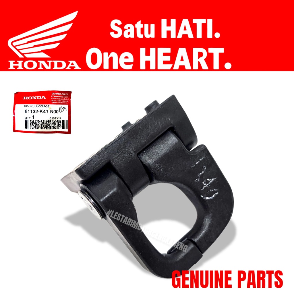 GANTUNGAN BARANG VARIO 110 FI SUPRA X 125 ORIGINAL HONDA 81132-K41-N00