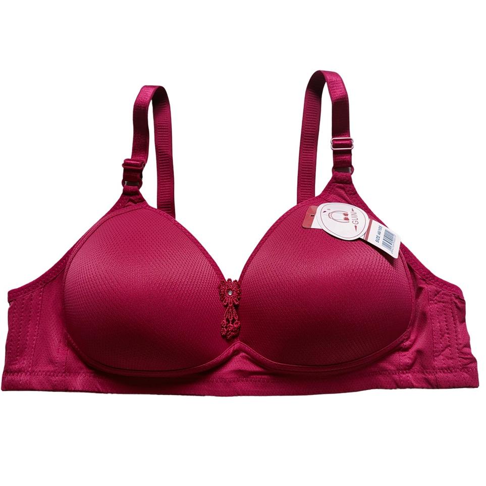 MLI.11De22ᴬ ‑ Bra Guini D128 uk 36-46 Cup D Tanpa Kawat Busa Tipis Kait 3