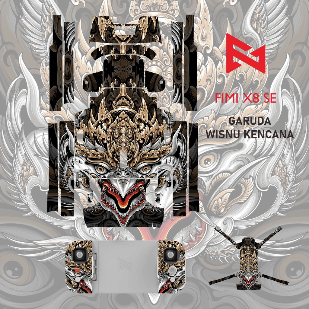 STIKER FIMI X8 GARUDA WISNU KENCANA- COMPAITIBLE FIMI 2022-2021-2020