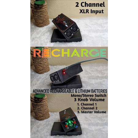 ear monitor panggung headphone amplifier custom V2s (2Channel)