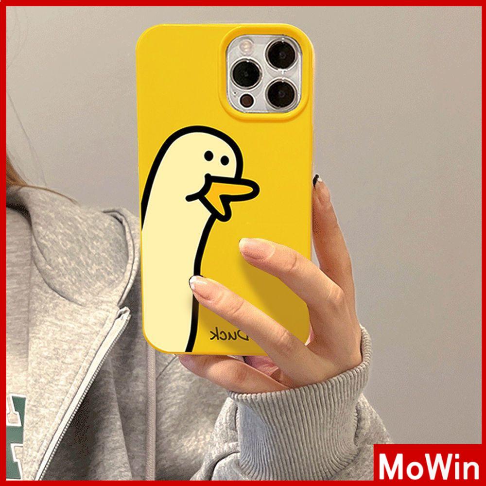 For iPhone 14 Pro max iPhone Case Black Soft Case TPU Candy Case Shockproof Big Hole Protection Camera Yellow Cute Duck Compatible For iPhone 13 Pro max 12 Pro Max 11 xr xs 7Plus