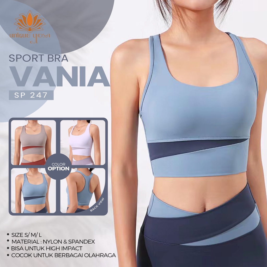 Bra Yoga Wanita / Sport Bra Senam Yoga / atasan sport wanita double colour / Sport Bra SP 247 / Bra 