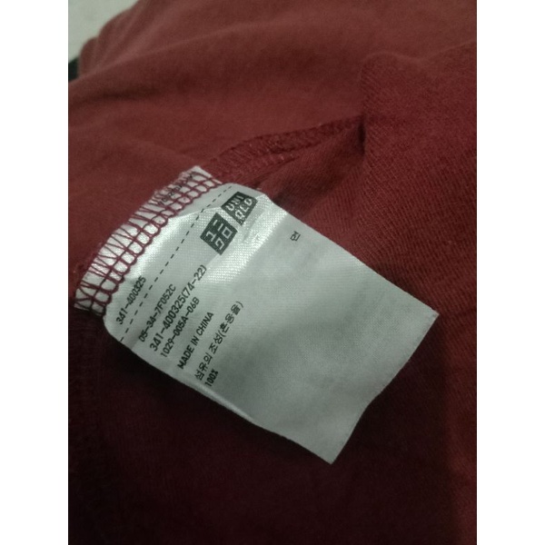 KAOS LENGAN PANJANG WANITA UNIQLO second