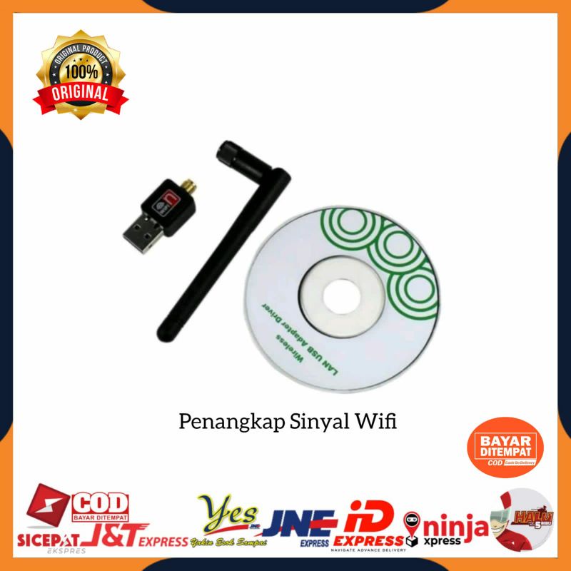 [COD] USB WIFI 300 MBPS + ANTENA WIRELESS ADAPTER ROUTER 802.11N 300MBPS ANTENA / PENANGKAP SINYAL WIFI