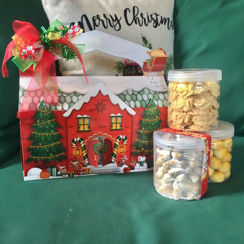 

PREMIUM KUE KERING GIFT SET Triple / CHRISTMAS HAMPERS / PERCEL KUE KERING