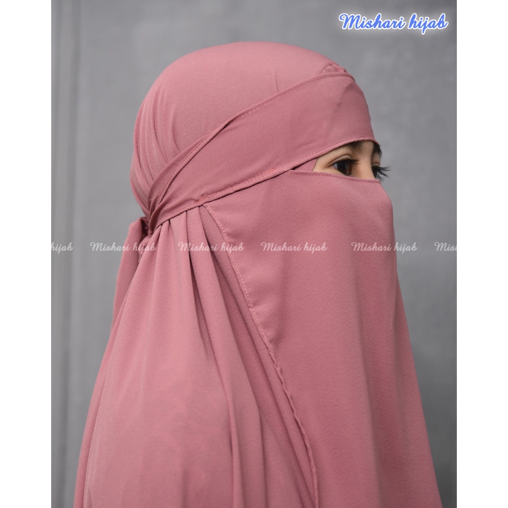 OVERHEAD Anak /Long Khimar Anak/free cadar
