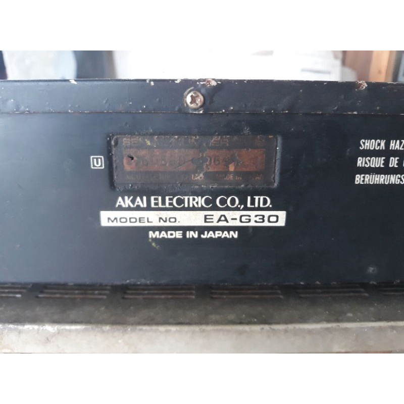 equalizer akai ea g30, akualiser akai EA G30 original japan