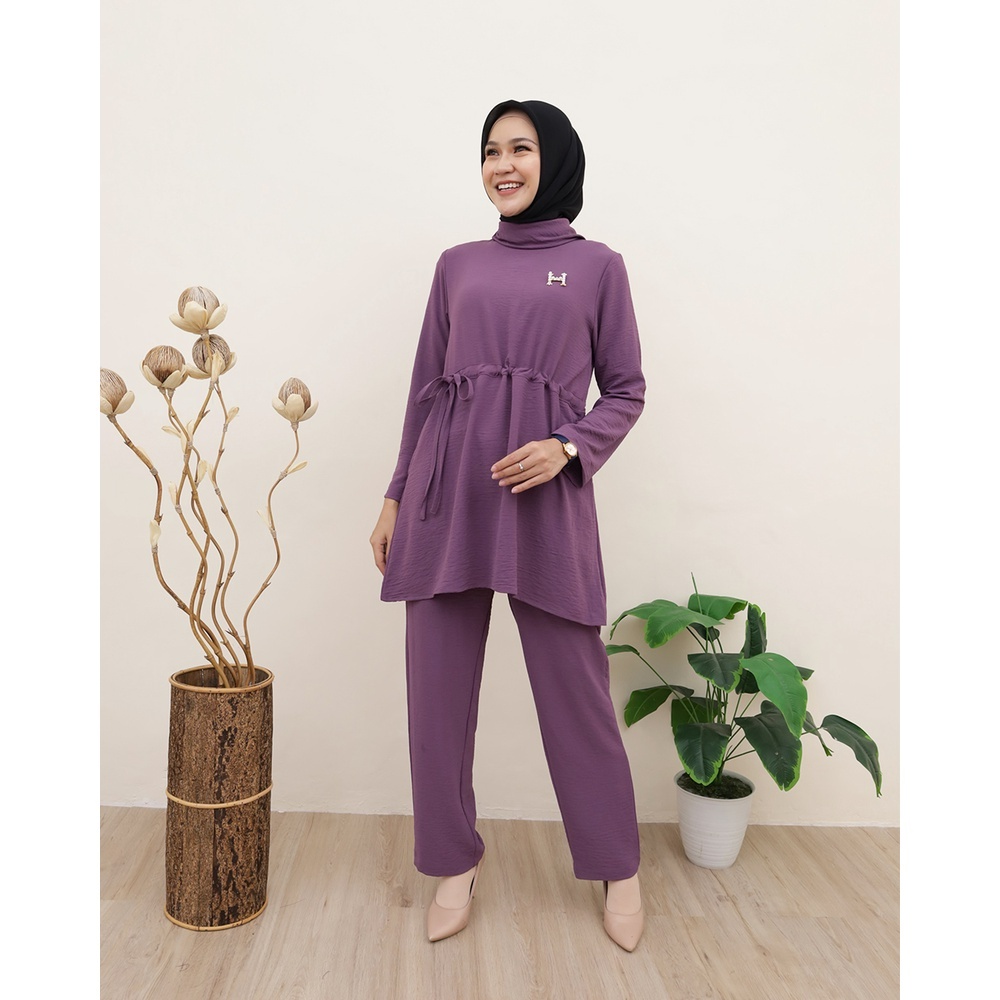 One Set SANIA  - Setelan terbaru by Hijab Mamah icis