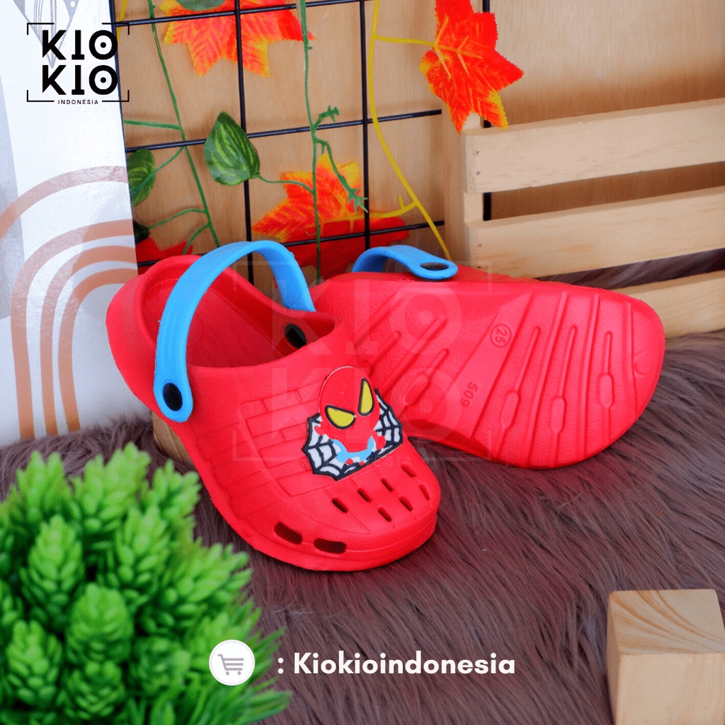 Sandal Sepatu Anak bakpao Karet / Sandal Baim Anak / Sandal Kodok Anak Empuk Nyaman Anti Slip size 19 s/d 29