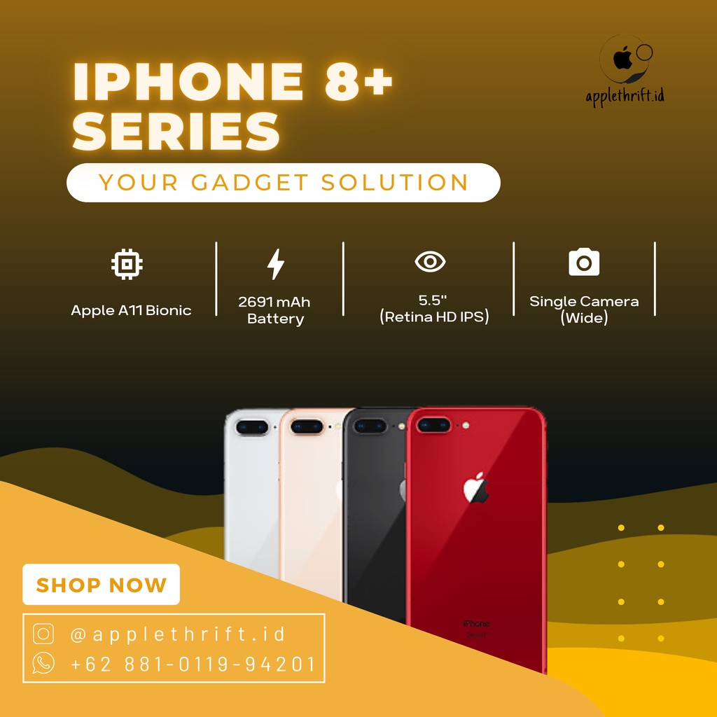 Iphone 8Plus 64GB/256GB