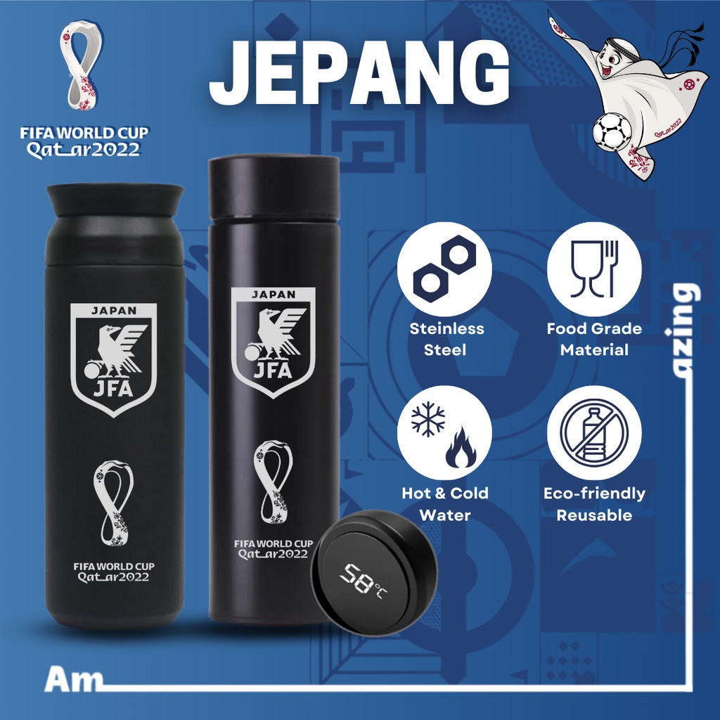 Jual JEPANG TUMBLER CUSTIM DESAIN LOGO JEPANG WORLD CUP 2022 Shopee