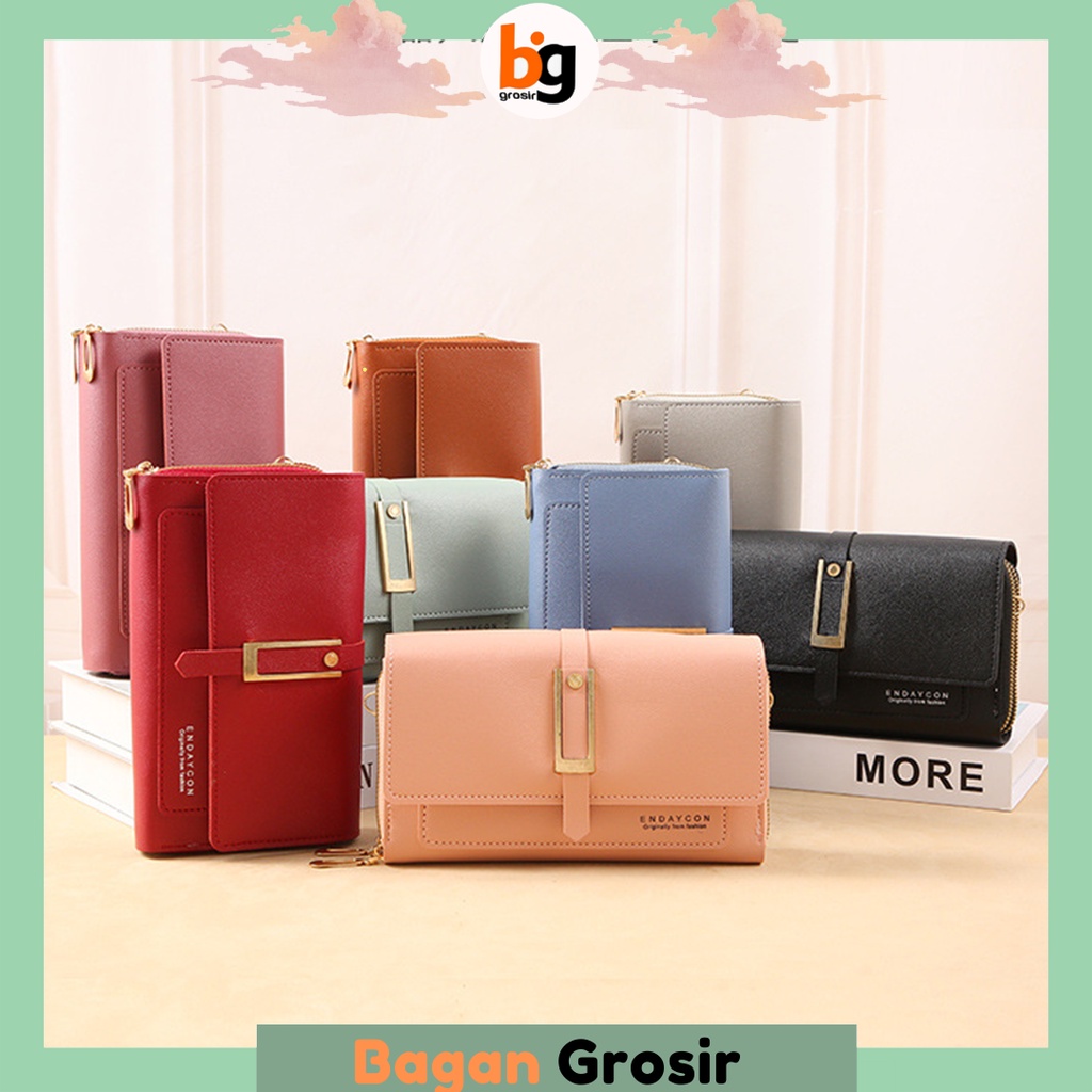 BG / COD / DOMPET SELEMPANG HP WANITA IMPORT BATAM MURAH PESTA KULIT HITAM MANTLE REMAJA KEKINIAN KO