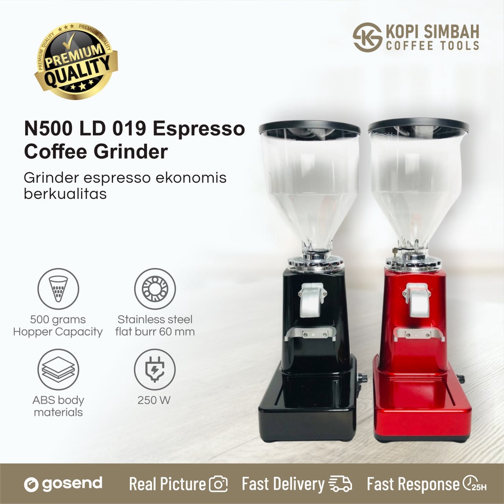 Jual Espresso Coffee Grinder N500 LD19 Alat Mesin Penggiling Biji Kopi