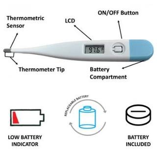 Termometer Digital Alat Pengukur Suhu Badan Baby / Thermometer Ukur Suhu Tubuh mulut ketiak anus Bayi [MF]