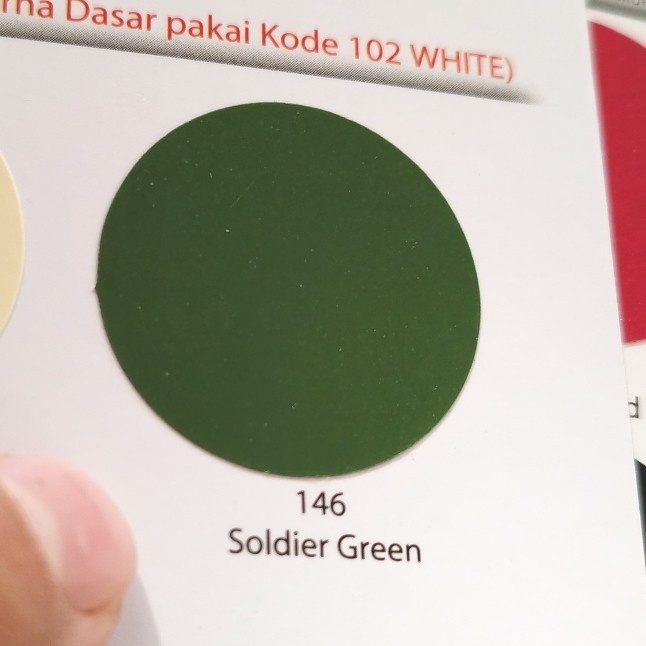 SAMURAI 146 SOLDIER GREEN ARMY Hijau Tentara Cat Semprot Pilox Paint