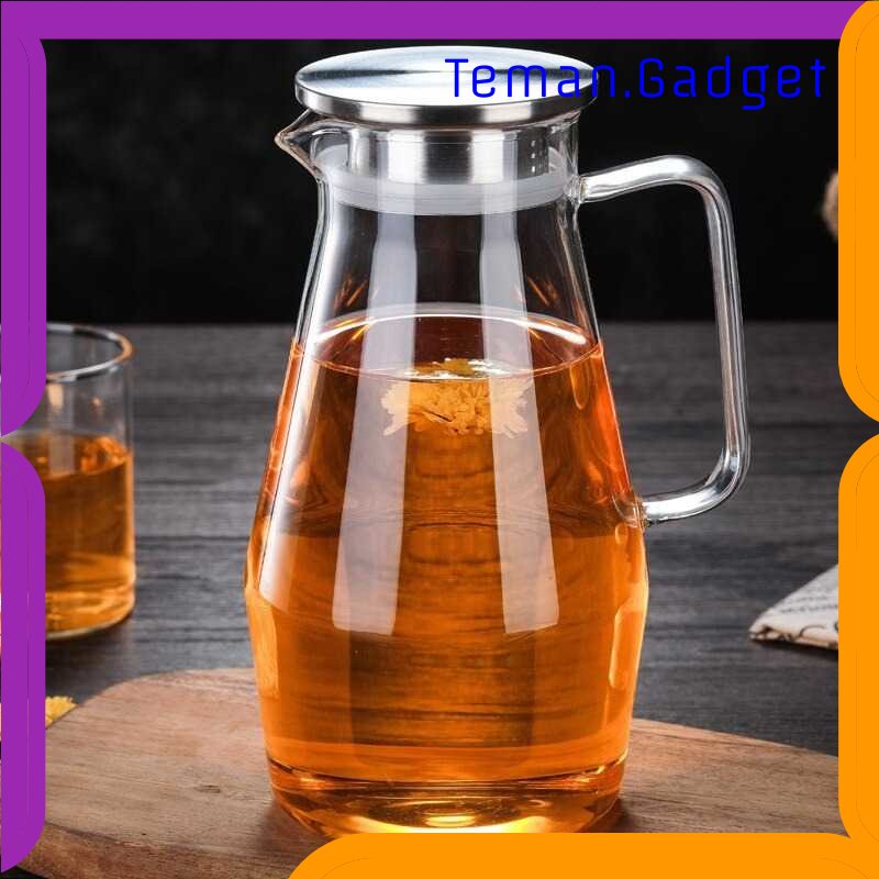 TG - DPR One Two Cups Teko Pitcher Teh Chinese Teapot Maker Glass 1.6L - SL330