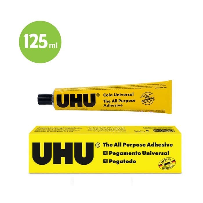 

✨NEW✨ - UHU THE ALL PURPOSE ADHESIVE / LEM CAIR UHU 125 ML SERBAGUNA