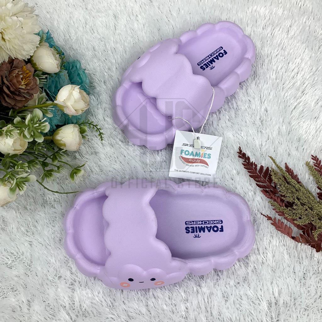 Sandal Selop Anak Perempuan Cloud Awan Korean Style Eva Ringan Terbaru Slip On Jelly Cute Sandal Slop Wanita Anak Anak