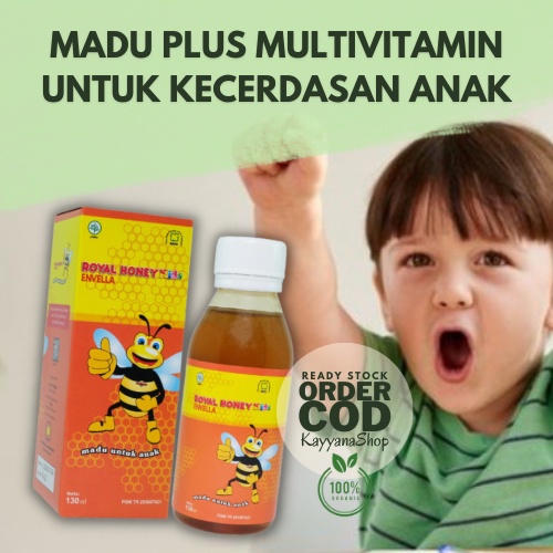 Madu Penambah Berat Badan Anak / Madu Menambah Nafsu Makan / Madu Anak Cerdas / Madu Imunitas Tubuh 