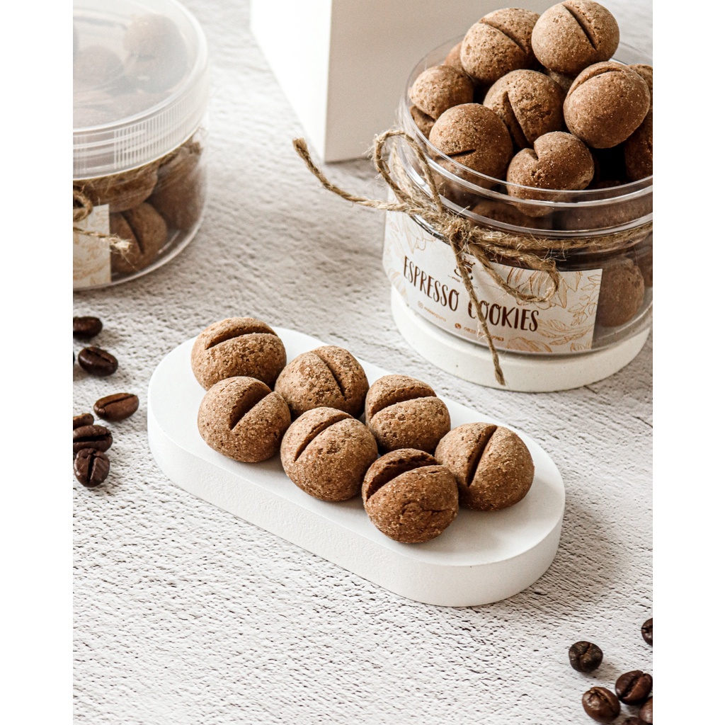 espresso cookies / gluten free / dairy free / low sugar coffee bean