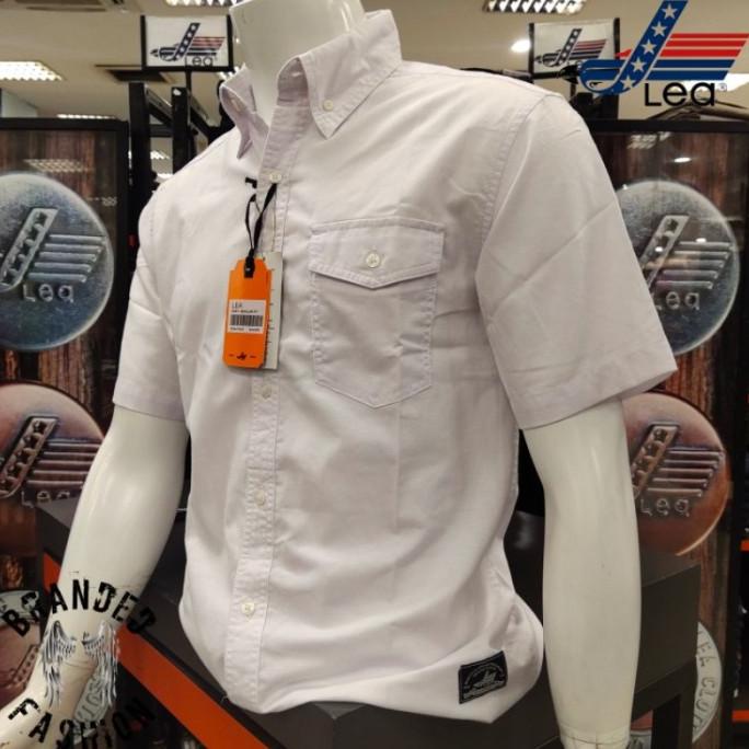 LEA JEANS KEMEJA LENGAN PENDEK PUTIH 201.66.01.00 HRT5646946T