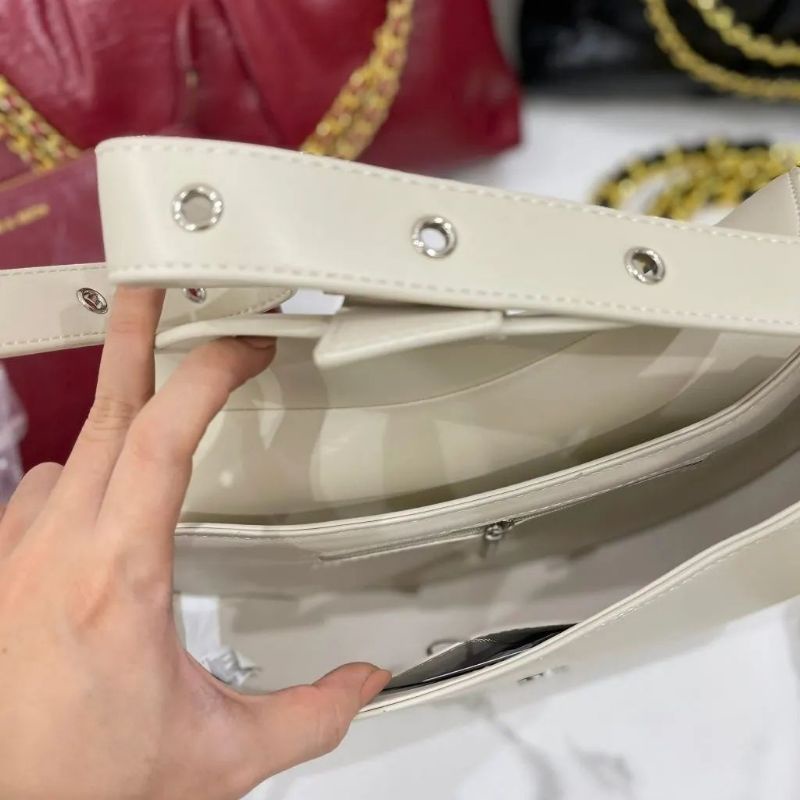 CK Buckled Strap Crescent Bag