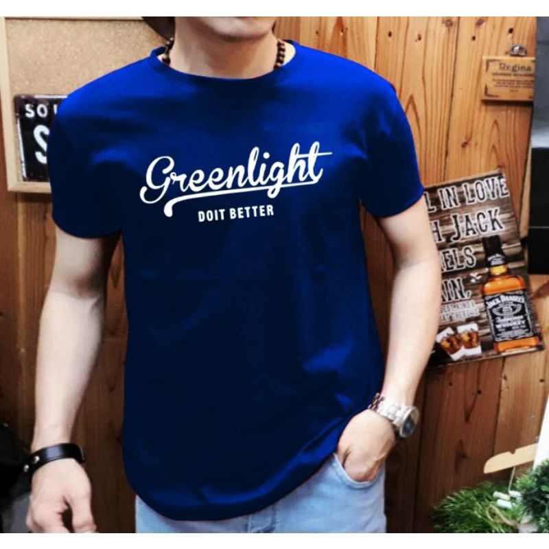 Kaos Distro Pria Greenlight DO it Better Atasan Pria Dewasa Kaos Oblong T shirt Distro Cowok