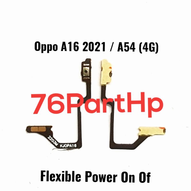 Flexible Connector Power On Off Oppo A54 4G - Flexibel Fleksible Fleksibel Konektor