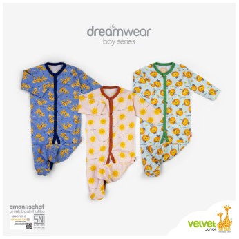 VELVET JUNIOR Dreamwear Sleepsuit BOY N GIRLS