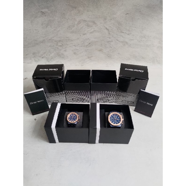 Jam Tangan Couple/Pasangan Christ Verra 10813G-1J & 10813L-1J Garansi Resmi MURAH