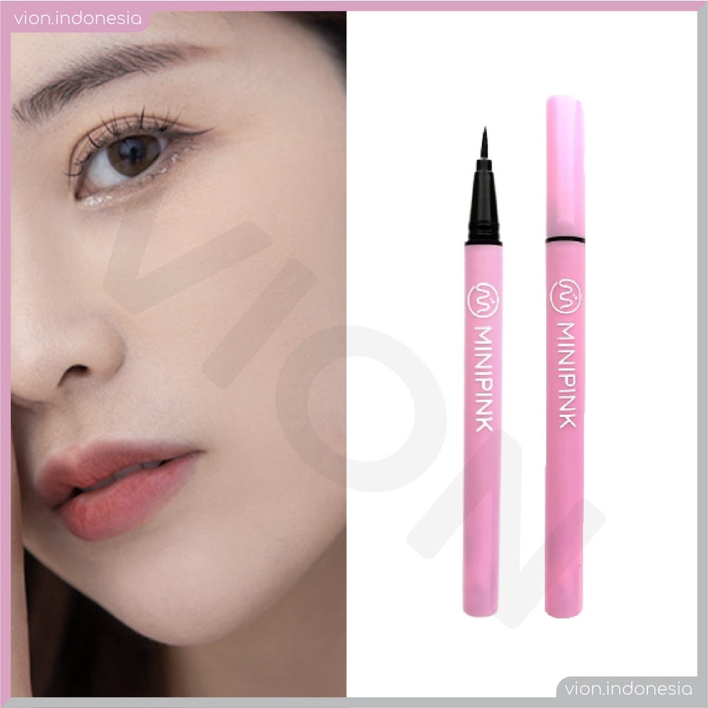 MINIPINK Liquid Eyeliner Pensil Tahan Air Hitam Halus Dan Anti Noda MP006