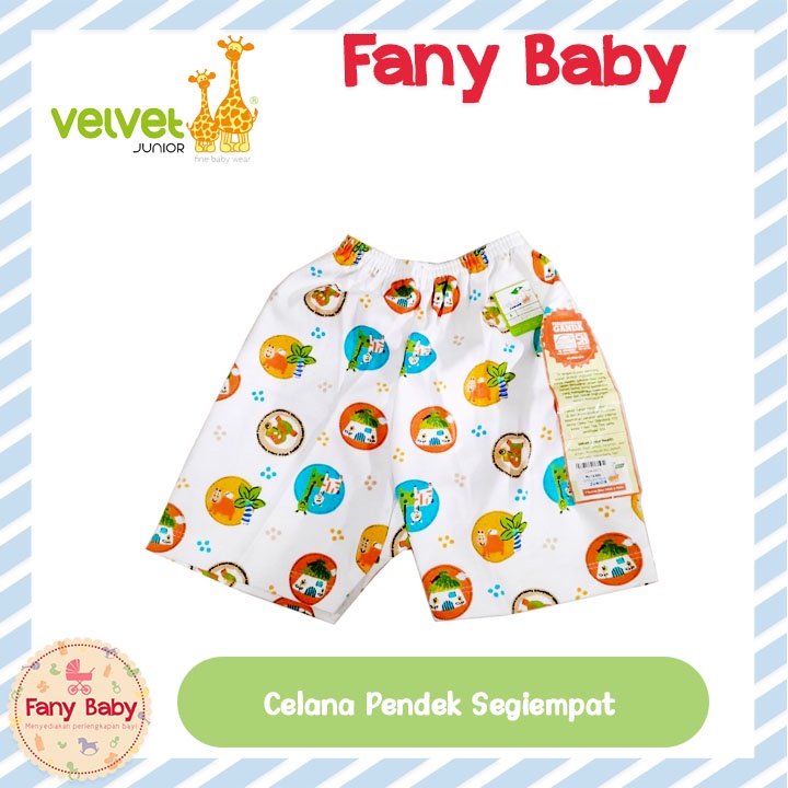 VELVET JUNIOR CELANA PENDEK SEGIEMPAT 1 PCS