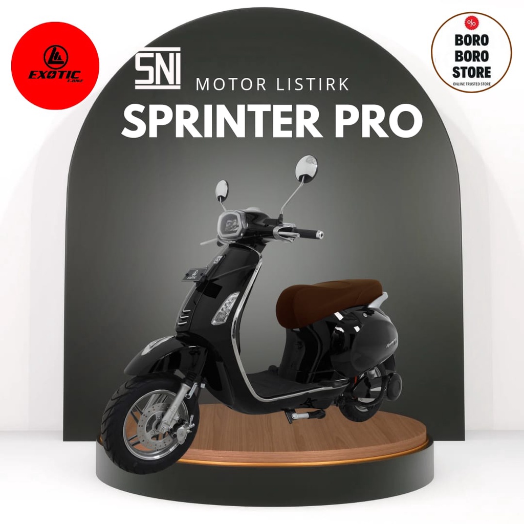 Sepeda Motor Listrik Vespa Listrik Sprinter Pro Pacific Exotic