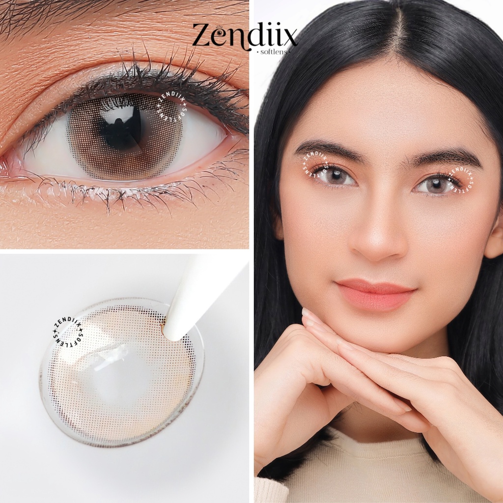 Softlens ELAMIS Warna OCRE BROWN 14.2mm Normal