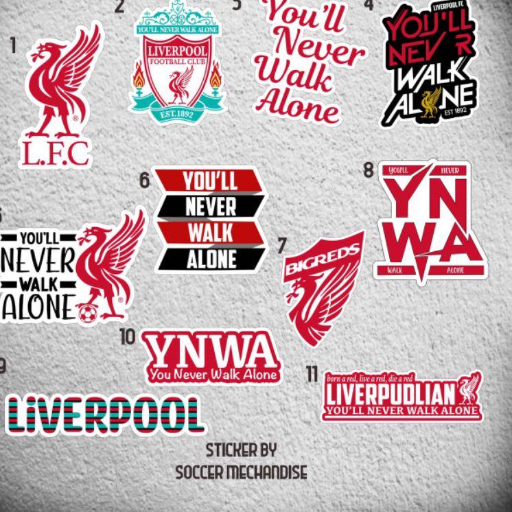 

I-26✓) Stiker Pack Bola Liverpul berkualitas