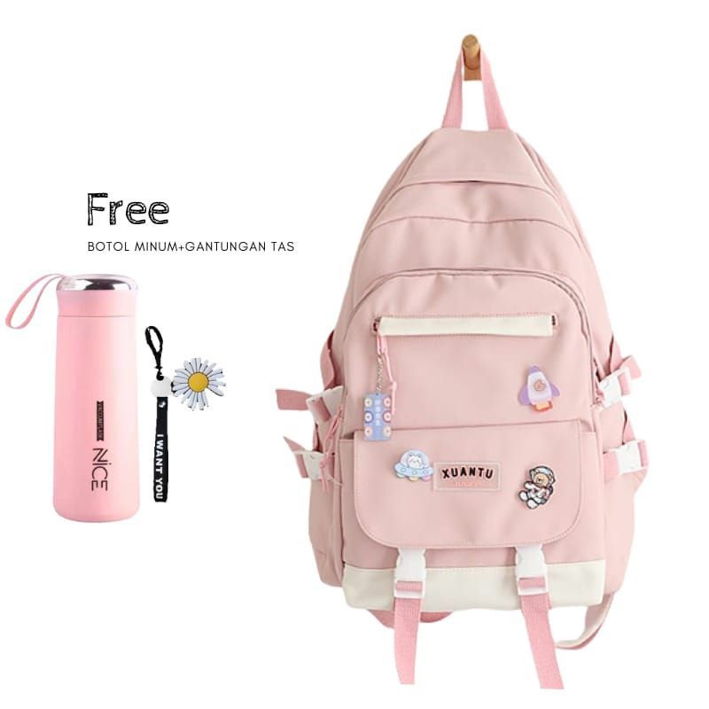 TerBaru Populer 2022 Tas Sekolah Wanita Versi Korea Ransel Siswa Sekolah Menengah Pertama Sekolah Dasar Dalam Ransel Jepang Ransel Korea Murah Tas Punggung Perempuan Dewasa Sederhana Backpack Anak Perempuan Sekolah SD SMP SMA SMK KULIAH