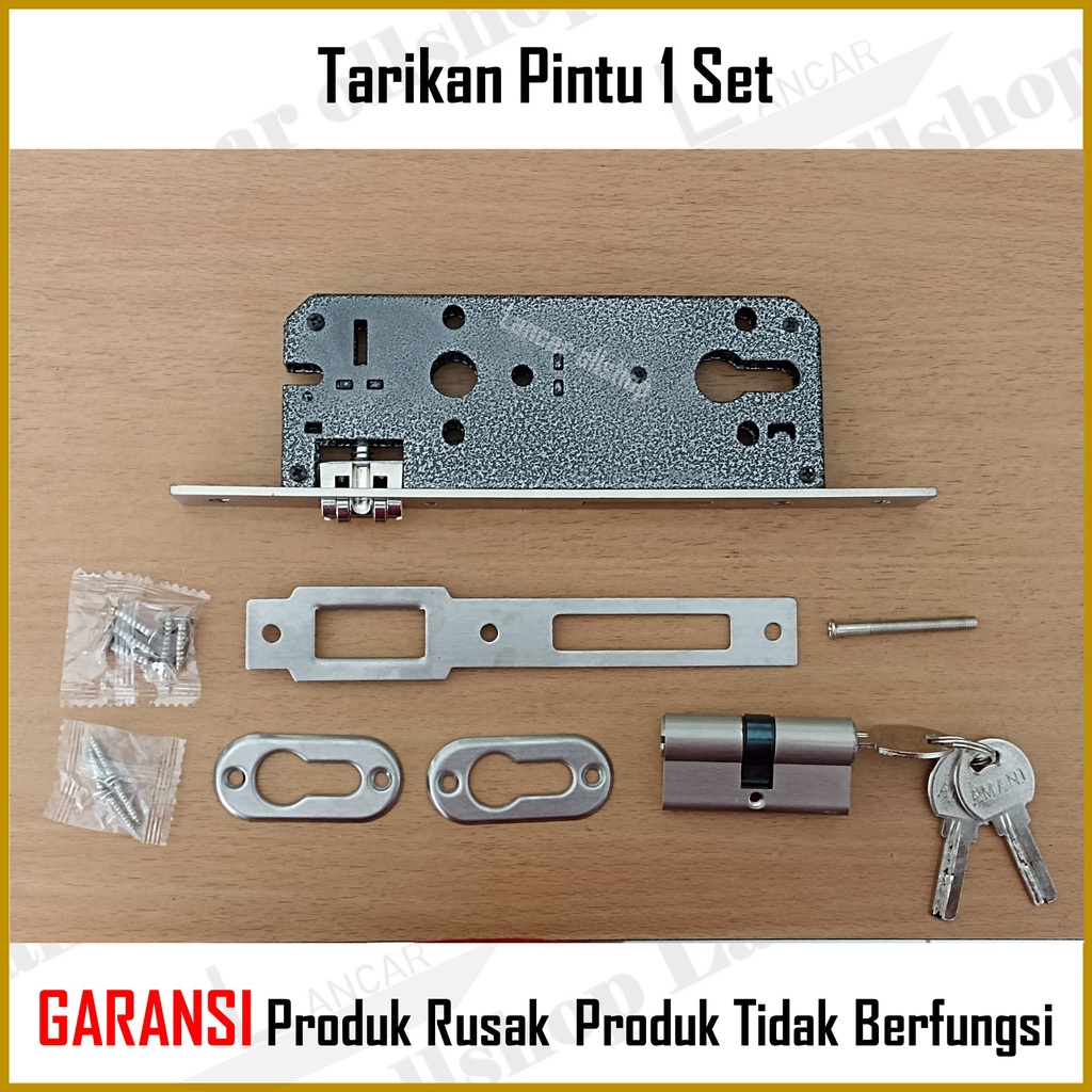 Tarikan Pegangan Gagang Pintu Rumah Sisik Hitam 1 Set / Handle Pintu Rumah 35 Cm Murah Minimalis Tarikan Pintu Pull Gagang Pintu Awet Murah